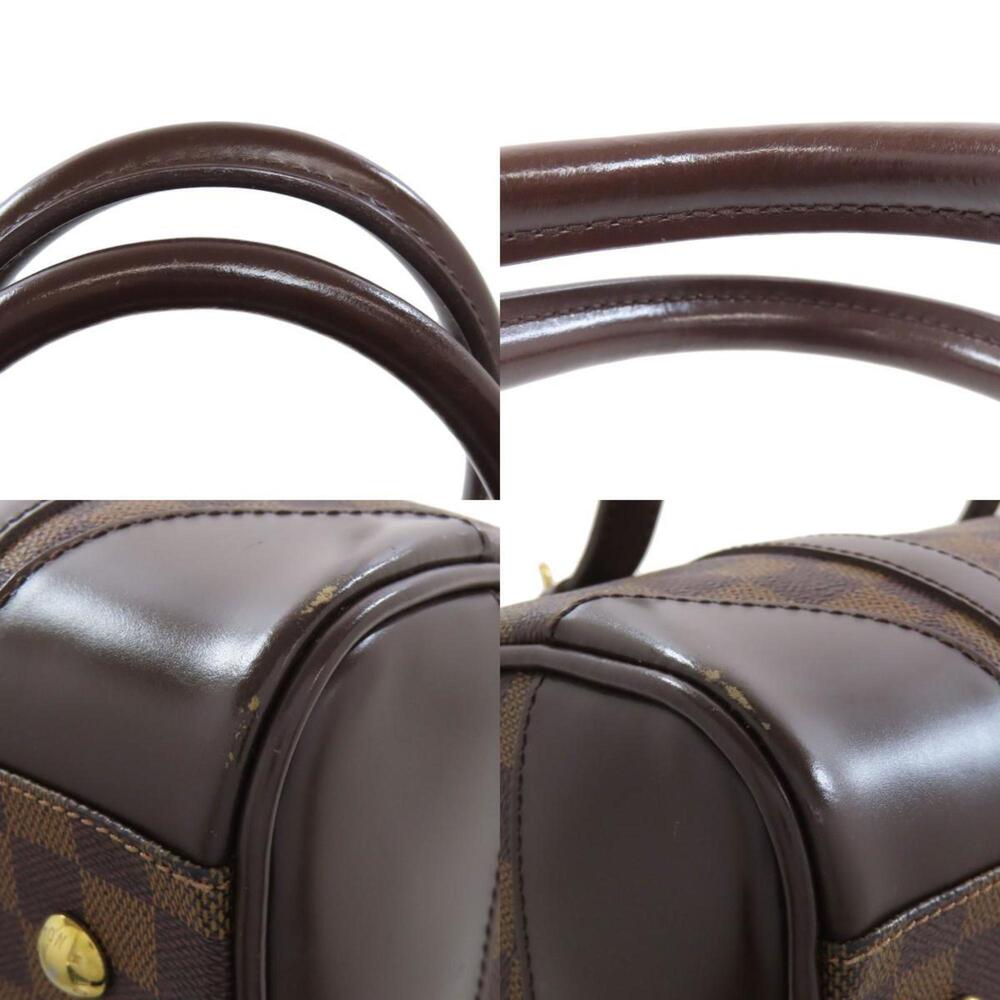 LOUIS VUITTON Brown Damier Canvas Boston Bag - Picture 9 of 11